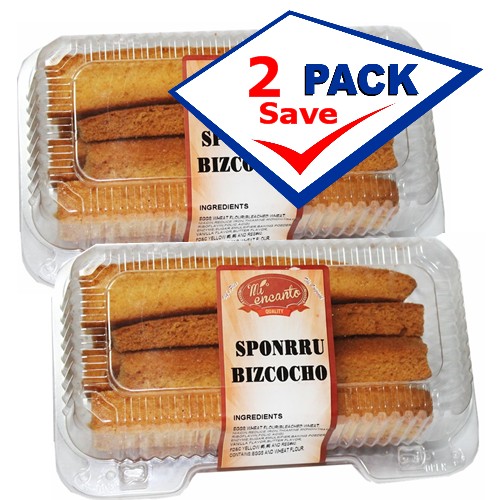 Sponge Rusk Bizcochos 6 oz Pack of 2
